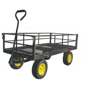 농사 손수레 짐수레 중형 사륜 농업용 풍선 바퀴 다목적 과수원용 리어카 수레