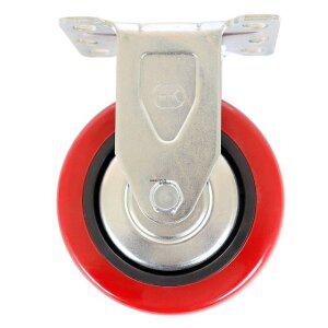 고품질 HK캐스터 경하중 1.5인치 고정 우레탄 바퀴 우레탄바퀴 캐스터 캐스터바퀴 캐스터회전 (WFGKMVQ)