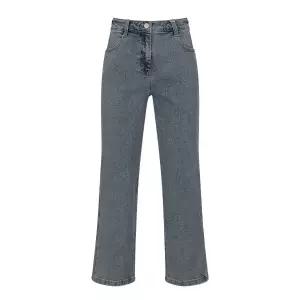 [머스트비][머스트비(MUSTBE)] 배기핏 데님 팬츠 (택가격 118000원)