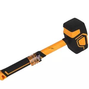 OTOKO 토르 고무망치 850g(24oz) / 사각 우레탄 해머 흑색 망치