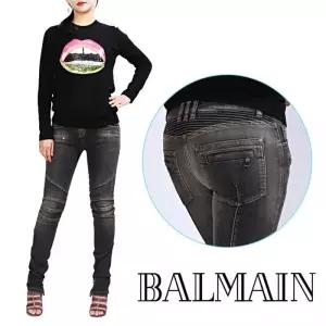 5357 181N C0100 여성 워싱 진 바이커 팬츠