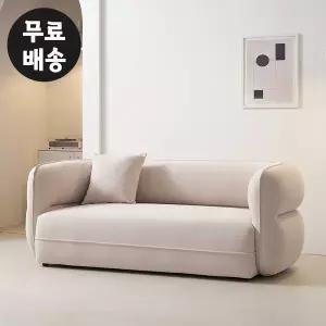 [벤티스가구]르노 패브릭 3인용 소파 아쿠아 천 방수 쇼파 3인 카페 소파 페브릭 미니 가구(오트밀)