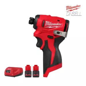 밀워키 M12 BLIDRC-252C 콤팩트 브러쉬리스 임팩트 드라이버 임팩드릴 충전드릴 +드릴비트(랜덤)