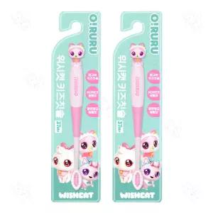 위시캣 오루루 키즈 피규어 칫솔 베베냥 2개
