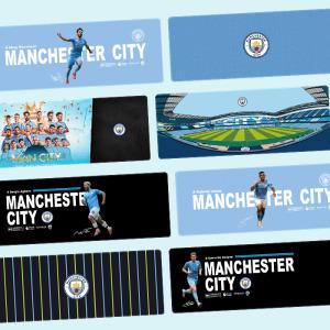 맨시티 마우스장패드 펩 홀란드 케빈 데브라이너 로드리 아구에로 토탈P