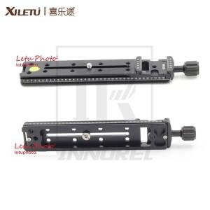 XILETU NNR-200 다기능 긴 클램핑 플레이트 노달 슬라이드 삼각대 레일 퀵 릴리스 사진 액세서리 200mm