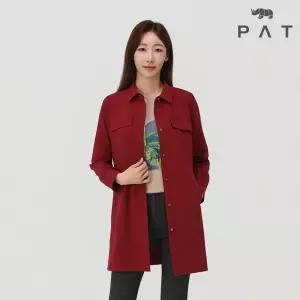 [PAT 여성] 스트레치 셔츠형 코트_1H61103