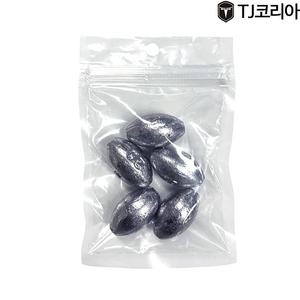 구멍봉돌 납구멍추 TJ코리아 카고 20호 ~ 50호 구멍추 원투