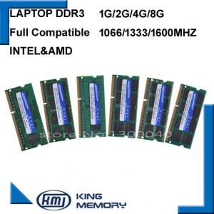 KEMBONA Sodimm Ram 메모리 노트북 DDR3 2GB 4GB 8GB PC3 8500 1066MHz 10600 1333Mhz 12800 1600MHz 204pin