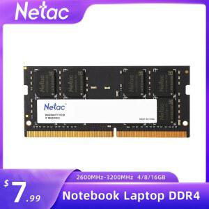 Netac 노트북용 메모리 램 DDR4 SODIMM 모듈 3200mhz 2666mhz 4GB 8GB 16GB