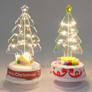 성탄절 놀이활동 LED 크리스마스 아크릴 트리 오르골 만들기 미술시간 원데이수업 창체