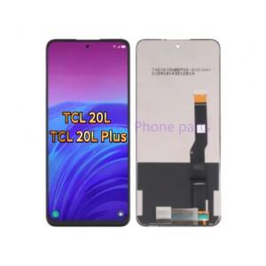 TCL 20L / Plus T774H 검정색 Pantalla 수리 부품 용 LCD 화면 터치 디지타이저 전체 어셈블리