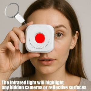 휴대용 숨겨진 카메라 탐지기 호텔 안티 엿보기 장치에 대한 스파이 파인더 감시 검사 여행 액세서리