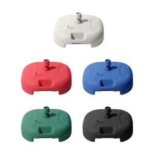 파티오 우산 스탠드 베이스 교체 방풍 사각형 리필 가능 물/모래로 채워진 정원 뒷마당 야외 잔디 풀사이드