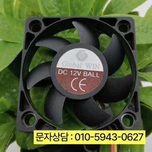 3선 CPU 냉각 선풍기, BS501012A, 5cm, DC 12V, 0.16A,
