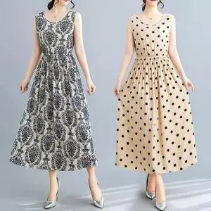 [루미루나]웨스트밴딩원피스2종