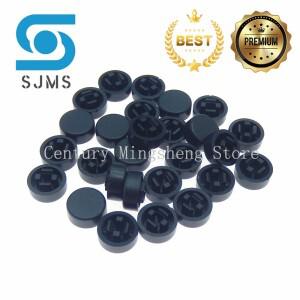 라운드 촉각 푸시 버튼 스위치 캡 마이크로 순간 택트 6x6x7.3mm A44 컬러 100 개