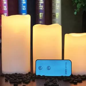 리모컨 전자양초 3P세트 스마트촛불 거실 집들이선물 침실 홈카페분위기 캠핑 취침등 아이방