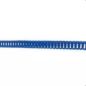 GBC 제본용 플라스틱 클릭링 16mm 50개입 파랑 노트 부속 제본용품 연결