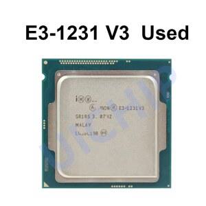 100% 제온 E3 1231 V3 1231V3, 3 3GHz 쿼드 코어 LGA 1150 CPU 프로세서