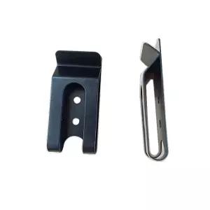 보안 시큐리티 전술벨트 클립 블랙 금속 벨트클립 무전기케이스 고정 홀스터 DIY 후크 고리