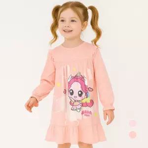 캐치 티니핑 여아용 피치스판 9부 파자마 잠옷 원피스 PE