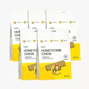 (3+2봉) 바이레프 허니콤츄 치킨S 강아지 양치 치석제거 덴탈껌 개껌 S(소형), 120g, 5개