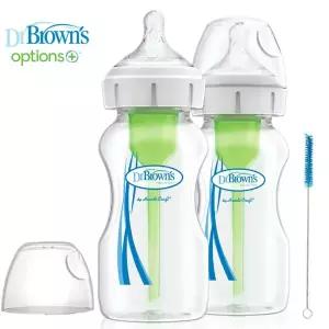 닥터브라운 와이드넥 옵션스플러스 PP젖병 270ml 2P 트윈팩