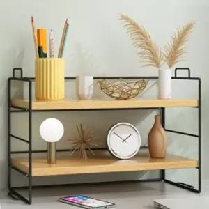 미니 데스크 우드 선반 책꽂이 사무실 정리 1단 2단