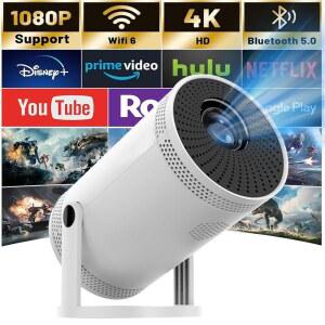 KAIAQUA 260 ANSI 지원 시네마 미니 4K 5G 키스톤 휴대용 1080P BLUETOOTH 극장 WIFI6 자동 FY300