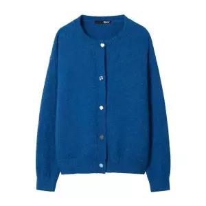 [하프클럽/BNX]데일리 라운드 버튼 포인트 니트 가디건 (BX3CD001L0)