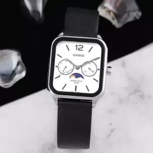 [카시오] MTP-M305L-7A 클래식 빈티지 문페이즈 카플워치 남자 가죽 손목시계 c