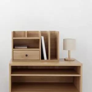 책상 정리함 원목 데스크 책장 미니 수납장