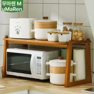 전자레인지선반 원목 전자렌지 다니엘우드 밥통 거치대