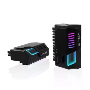 EZDIY-FAB SHIELD ATX 24핀 ARGB 90도 어댑터 블랙