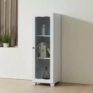 [우아미]모나 유리 장식장 400