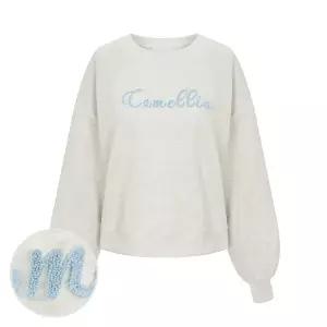 [롯데백화점]샐리 심플 레터링 라운드 맨투맨_I5C-CTS016