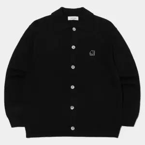국내매장정품 노르디스크 니트 스웨터 가디건 남성 스몰 폴라베어 캐시혼방 (Black) 니트웨어 카디건 남친