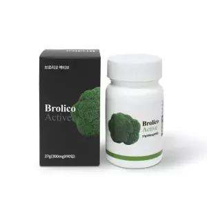 [브로리코] 브로리코 액티브 브로콜리 영양제 27g(300mg x90입) x1개 1개월분