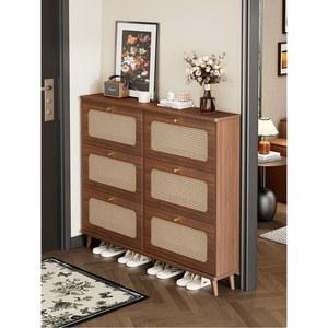 높은단 3문 50 길이X17X118CM 초슬림 정리 선반 신발장 복도 수납장 좁은현관