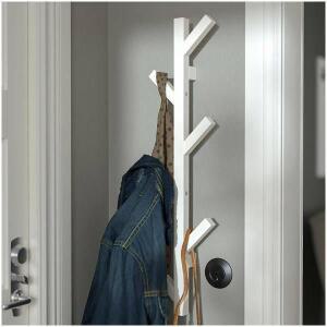 이케아 슈시그 수건소품걸이 화이트 19x7x78cm 걸이후크 옷걸이 옷장