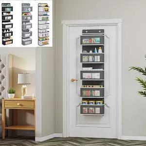 바구니 5단 수납포켓 문걸이 옷장정리 소품 벽수납