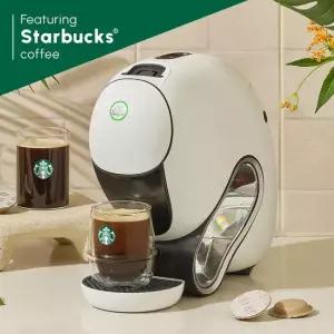 돌체구스토 네오 카페 캡슐 커피머신 화이트 단품+네오 더블윌글라스잔 250ml