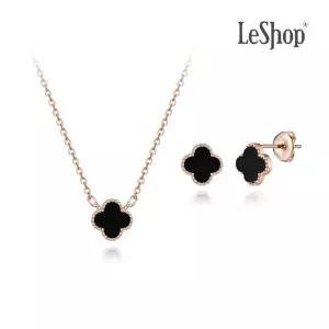 [르샵주얼리] [SET]14K 심플 클레 귀걸이 귀걸이목걸이 세트(GoldPlated)_LJSET006