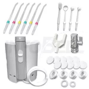 백세지켜 바로샷 구강세정기 무동력 직수형 구강 치아 치간 혀 케어 물 치실 칫솔 양치 세척기 세정기 세트