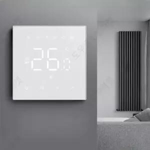 인쇼스위치 난방 온도 조절기 스마트 와이파이 원격 제어 벽걸이 보일러 컨트롤러 디지털 디스플레이 각방