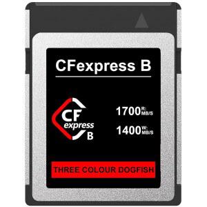 [미국배송] 도그피쉬 256GB CF EXPRESS B형 카드 최대 1700MB/S 8K 4K RAW 사진 및 비디오 니콘 캐논 파나소닉 카메라 캠코더용 플래시 메모리