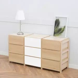 [TrueLiving] 트루리빙 LPM 스택 모듈 서랍장(화이트) TL-CH400WH