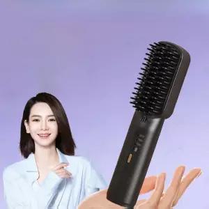 무선 헤어스타일러 휴대용 충전식 여행용 고데기 컬링 볼륨 매직기