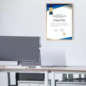 [보리보리/오너클랜]모던라인 평면 액자(A3) (골드) 포스터 탁상용액자